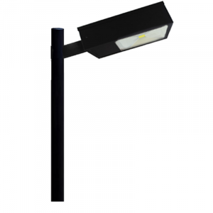 POSTE DECORATIVO CAIXA RETANGULAR LED SLIM 50W