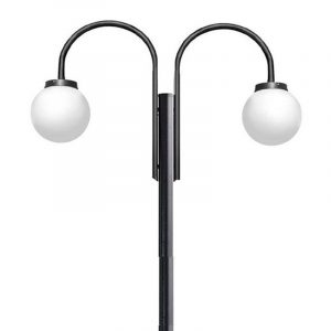 POSTE GLOBO EXTERNO CURVO - DUPLO