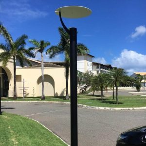 Poste de Aço Luz Indireta