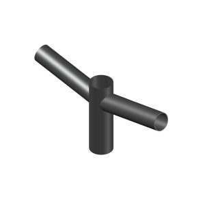 Suporte em aço galvanizado para 2 luminárias