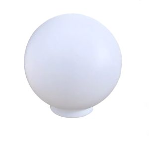 GLOBO DE POLIETILENO LEITOSO BOCA 15X30CM