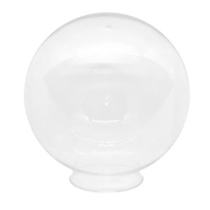 Globo de Acrílico Transparente Boca 10X20Cm