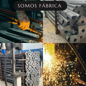 Poste de Aço 7 Metros Pintado com Luminária Led