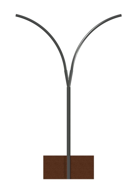 Quais são os diferentes tipos de postes de aço