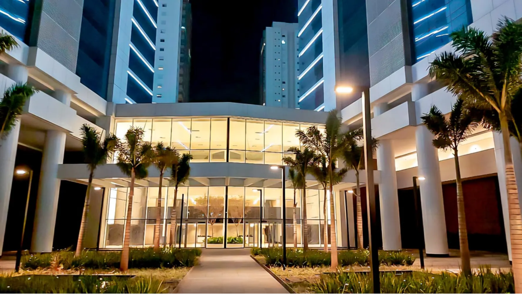 Poste Girafa Led Integrado de Fábrica