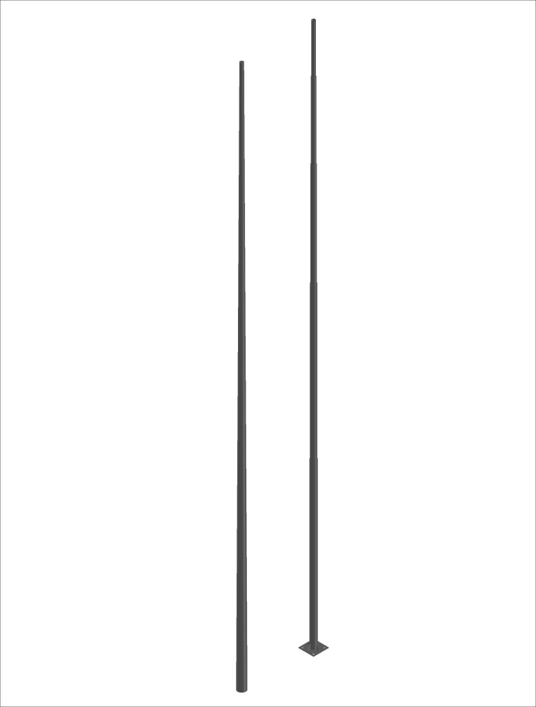 Quais as diferenças do Poste cônico e Poste Telecônico