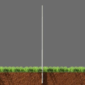 Poste Aço Galvanizado Engastado Telecônico 6 Metros